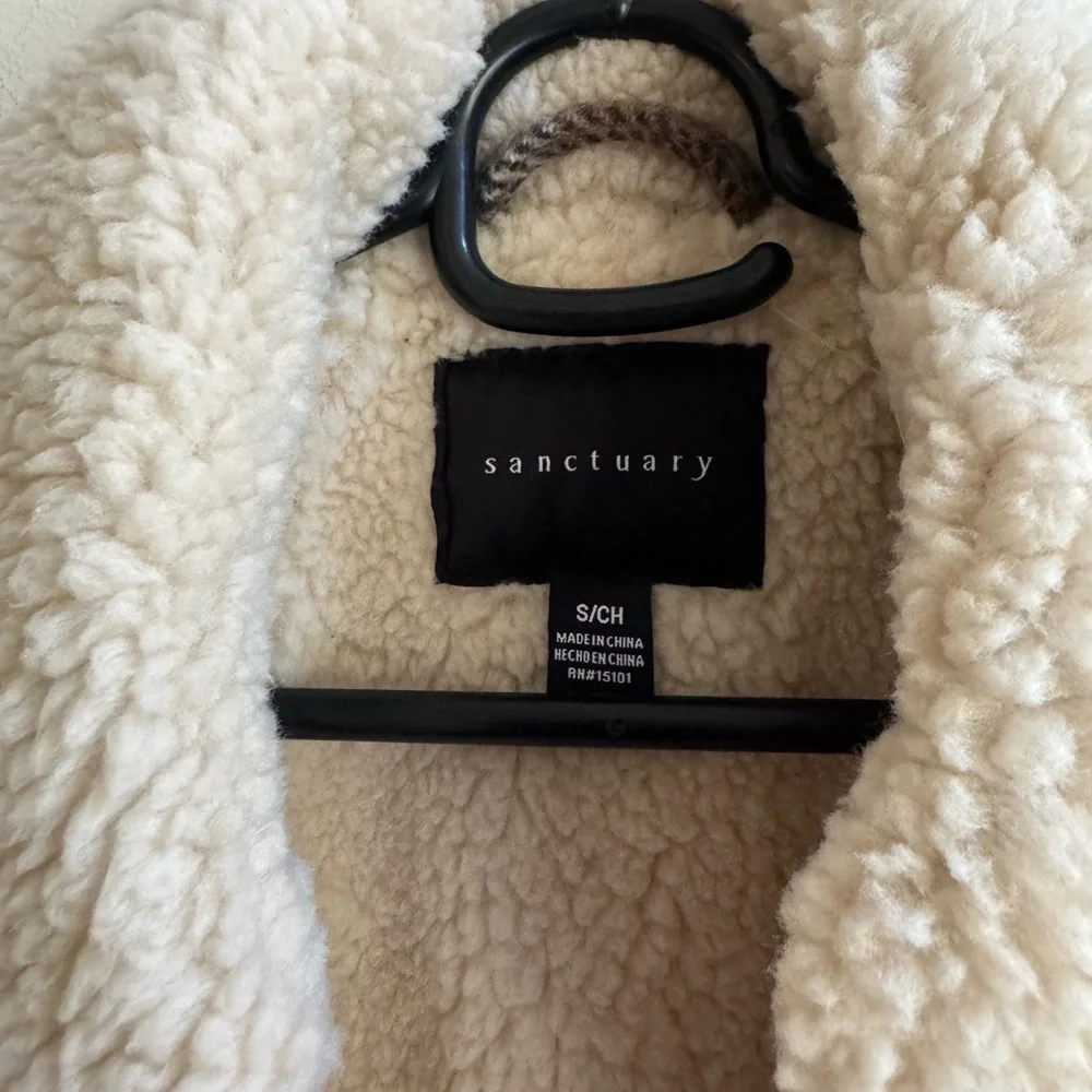 Sanctuary Shearling Lined Plaid Vest